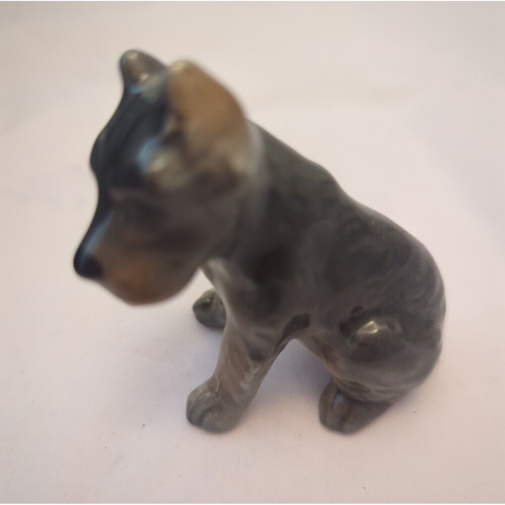 GOEBEL Figurine Schnauzer Dog West Germany 2.5"